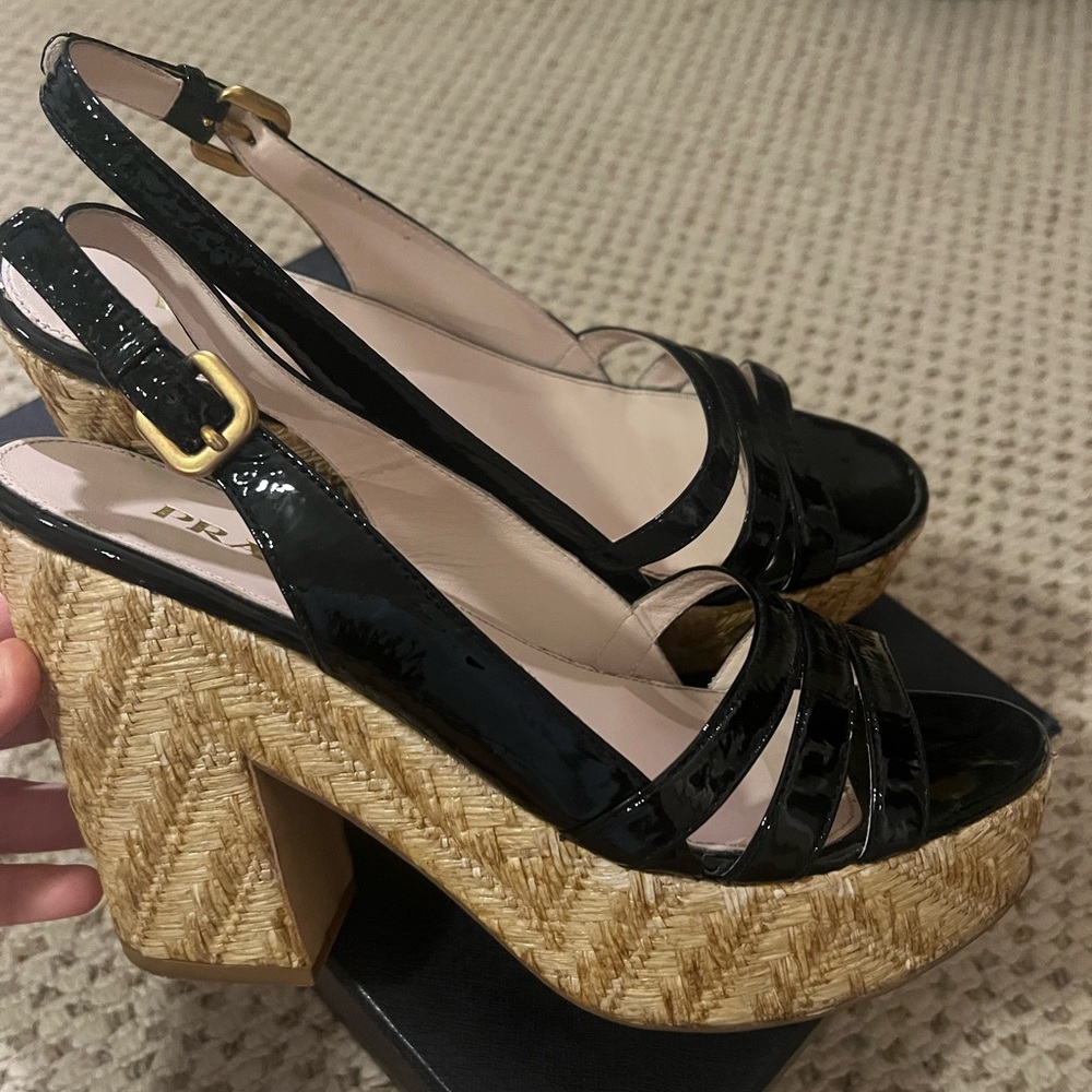 Prada Wedge Sandal - Picture 1 of 7
